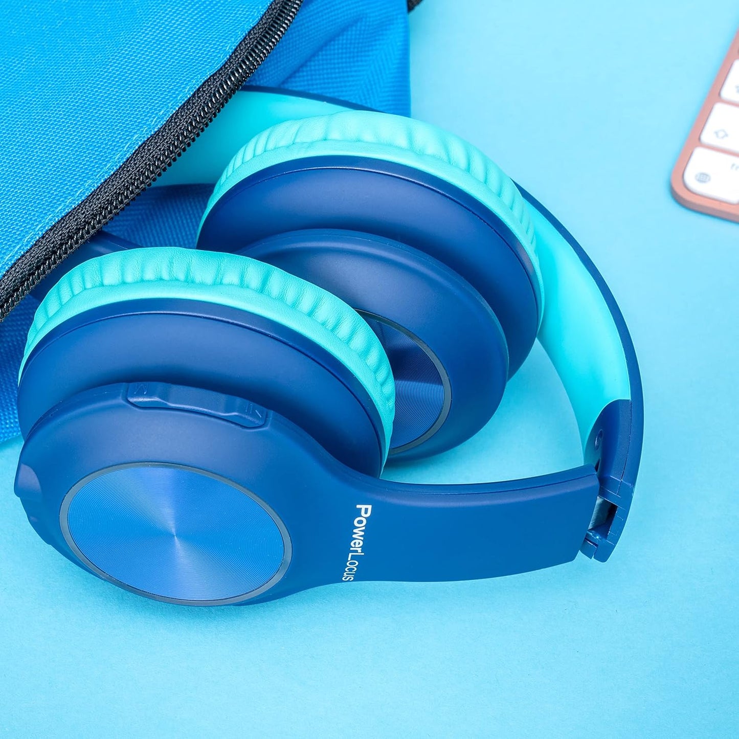 Bluetooth-Kinderkopfhörer, Blau