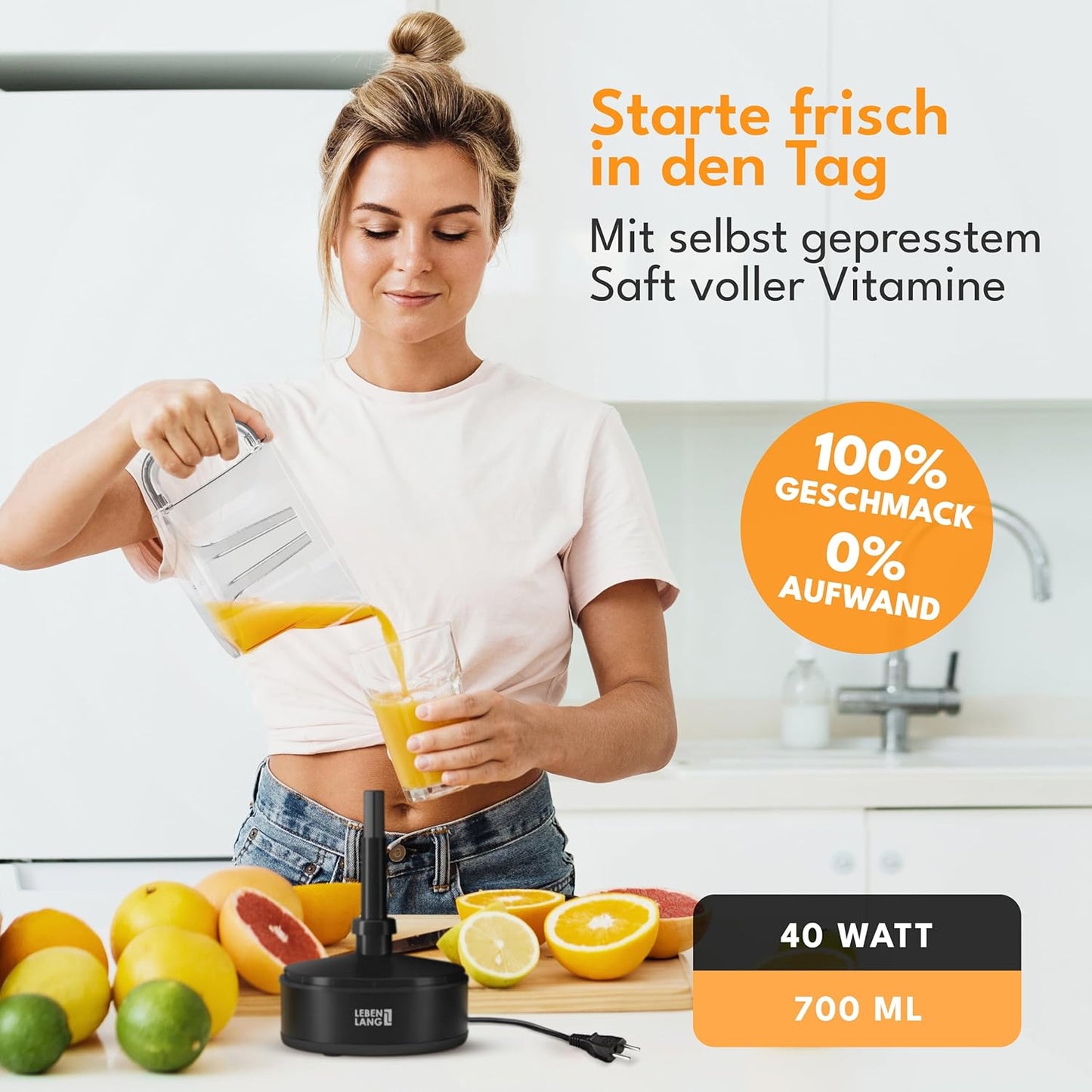 Zitronenpresse, Schwarz