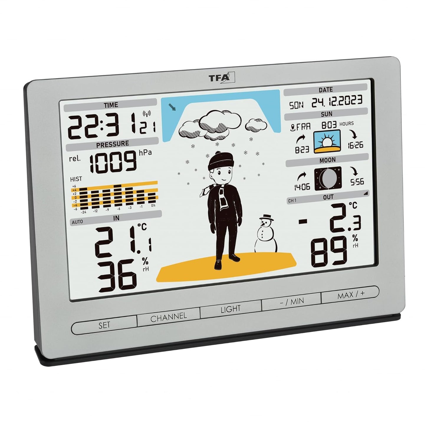 Funk Wetterstation Meteo Jack, Bundle mit Batterien