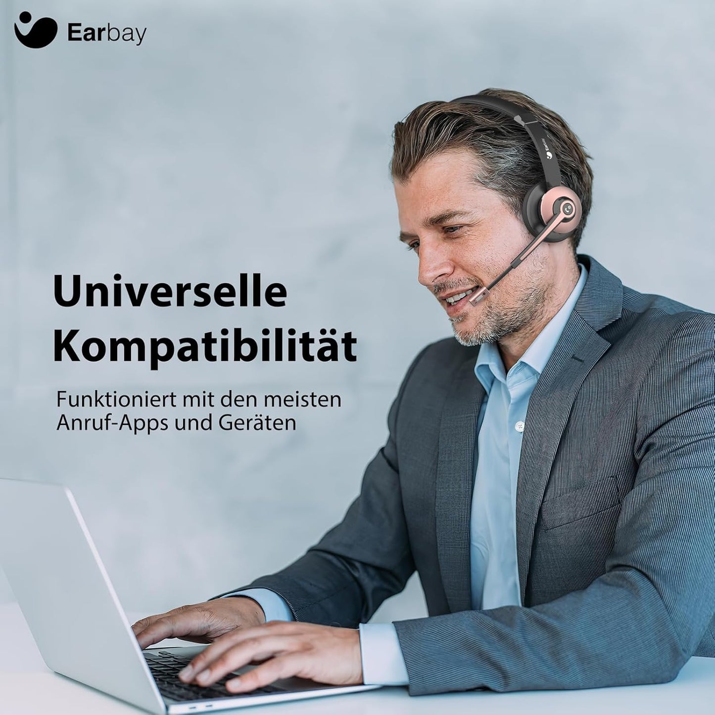 Bluetooth-Headset BT786CD mit Mikrofon & USB-Dongle