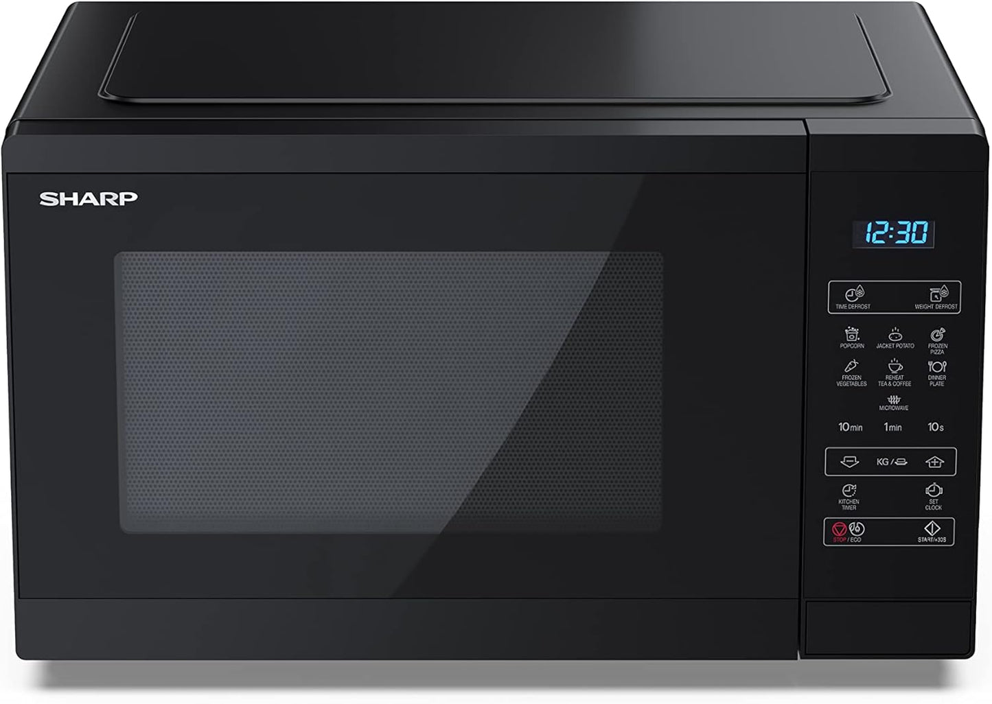 Mikrowelle YC-MS252AE-B (25L, 900W), Schwarz 25 L Solo-Mikrowelle Digital