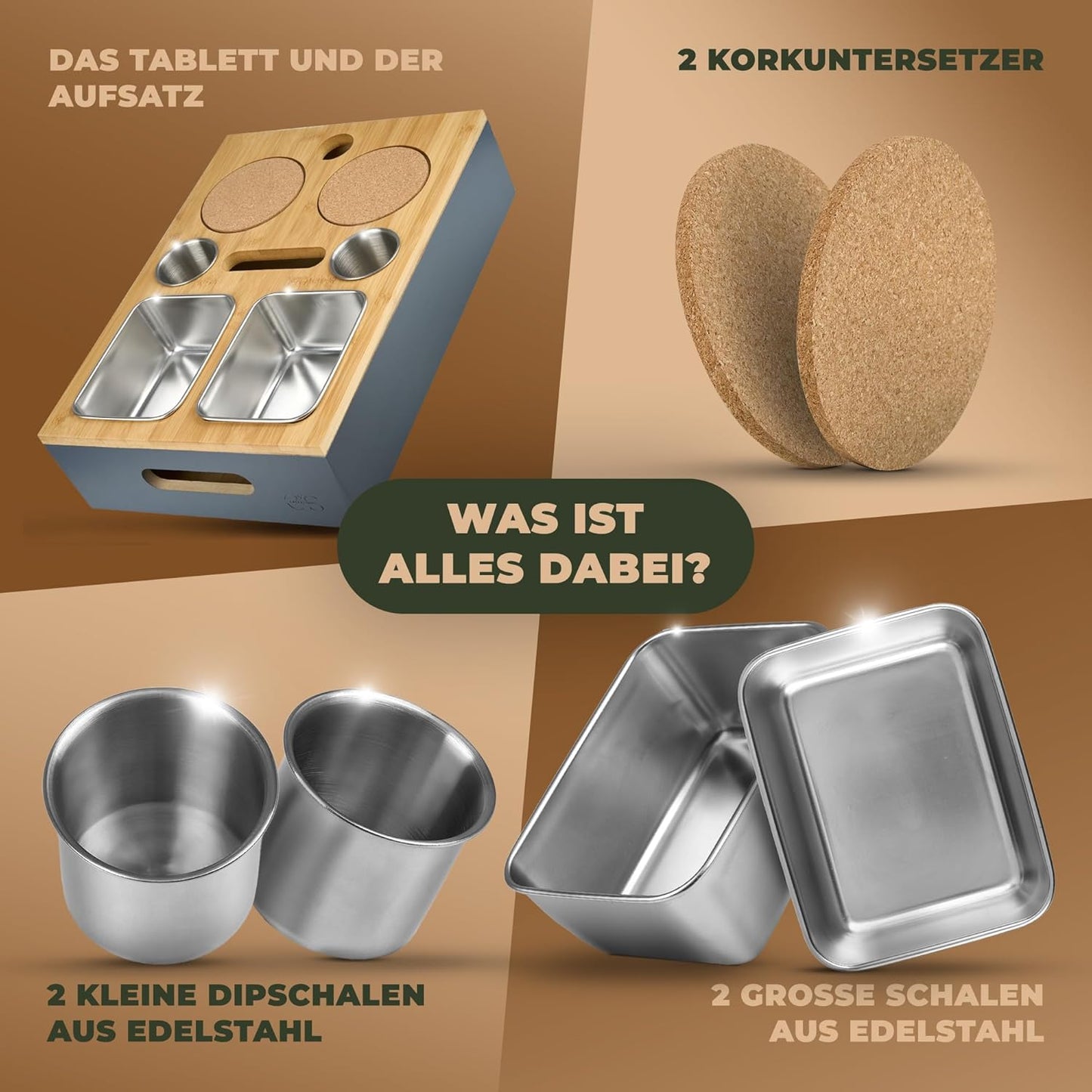 Couchbar Snackbox, Bambus