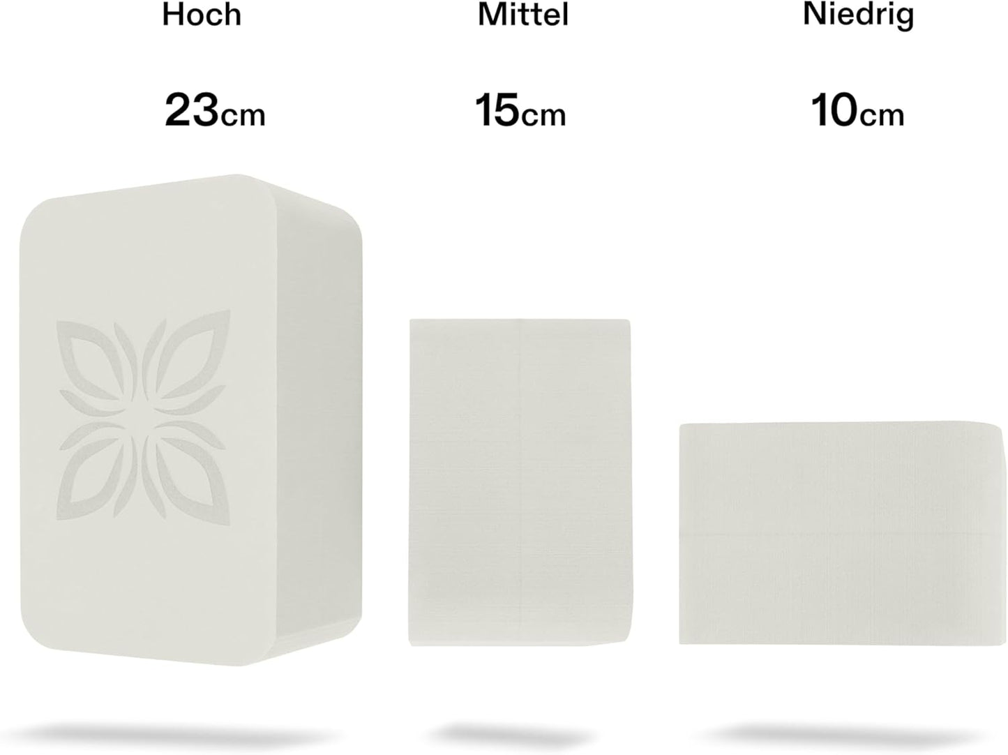 2er-Set Yoga Block, MILKY MARSHMALLOW
