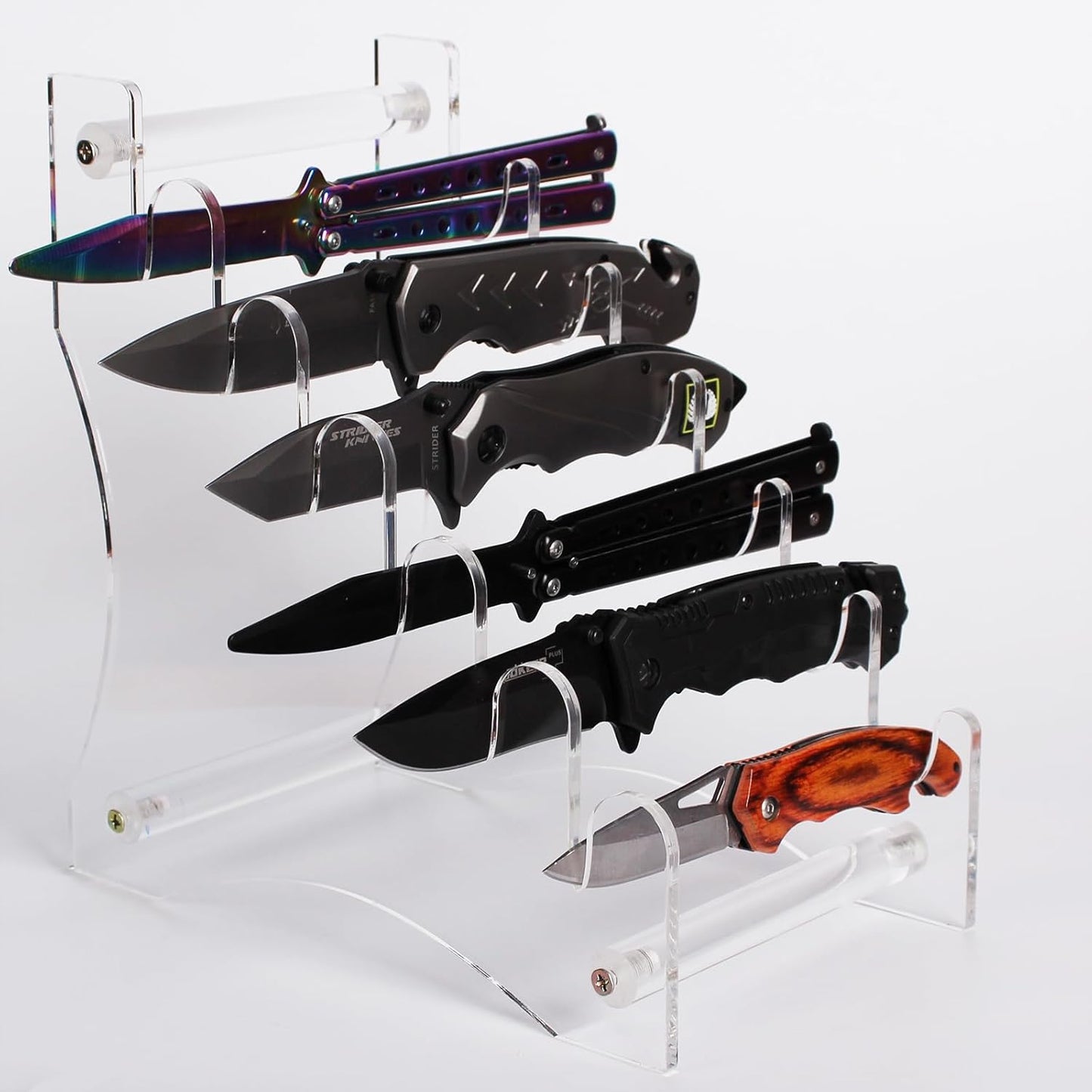 Messer-Präsentationsständer, Transparent