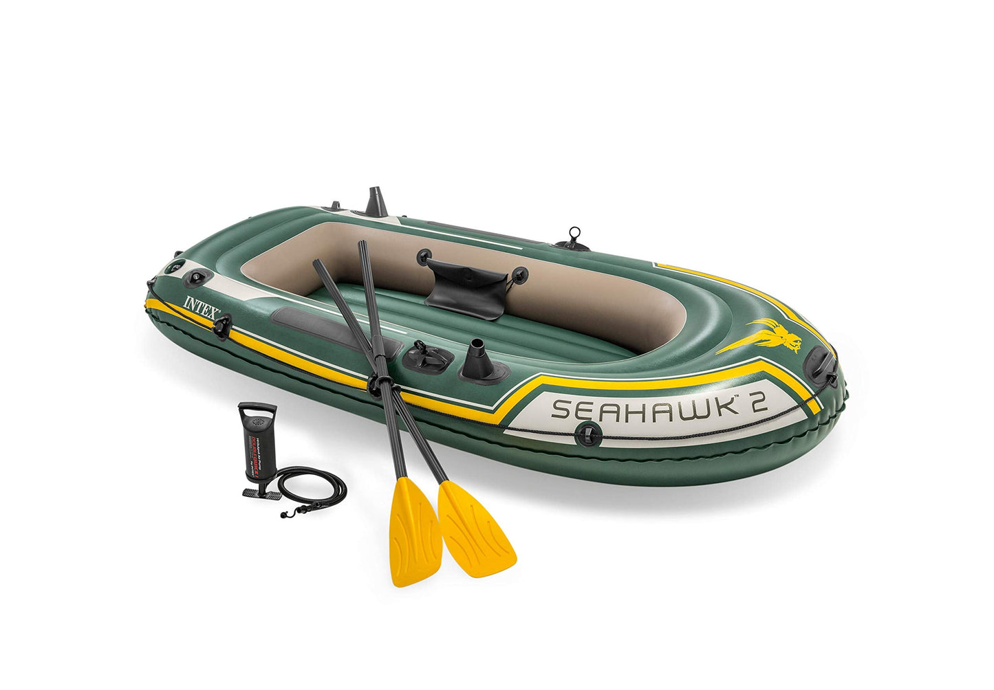 Schlauchboot Seahawk 2, Set, 236 x 114 x 41 cm mit Rudern und Inflator Single
