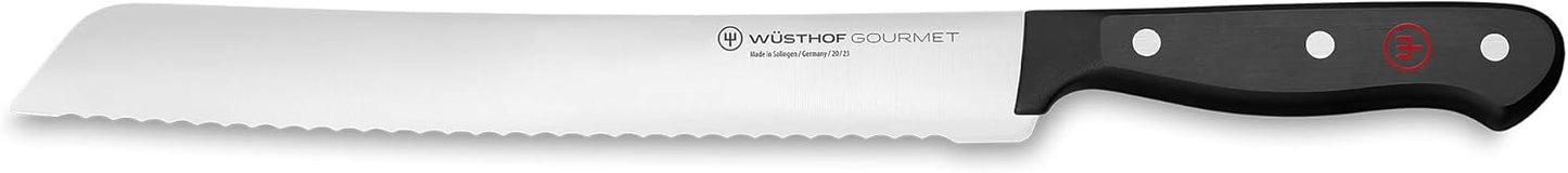 Gourmet Brotmesser, Schwarz, 23 cm