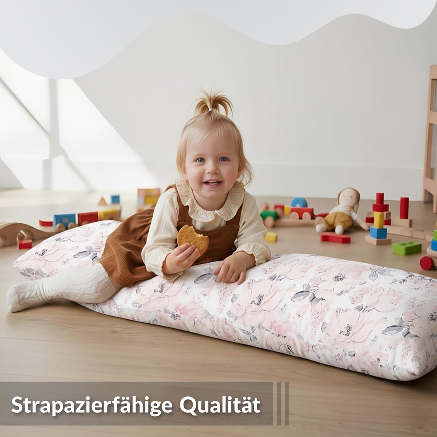 Seitenschläferkissen Schwangerschaftskissen 40x145 cm, Wilde Rose 40x145 cm