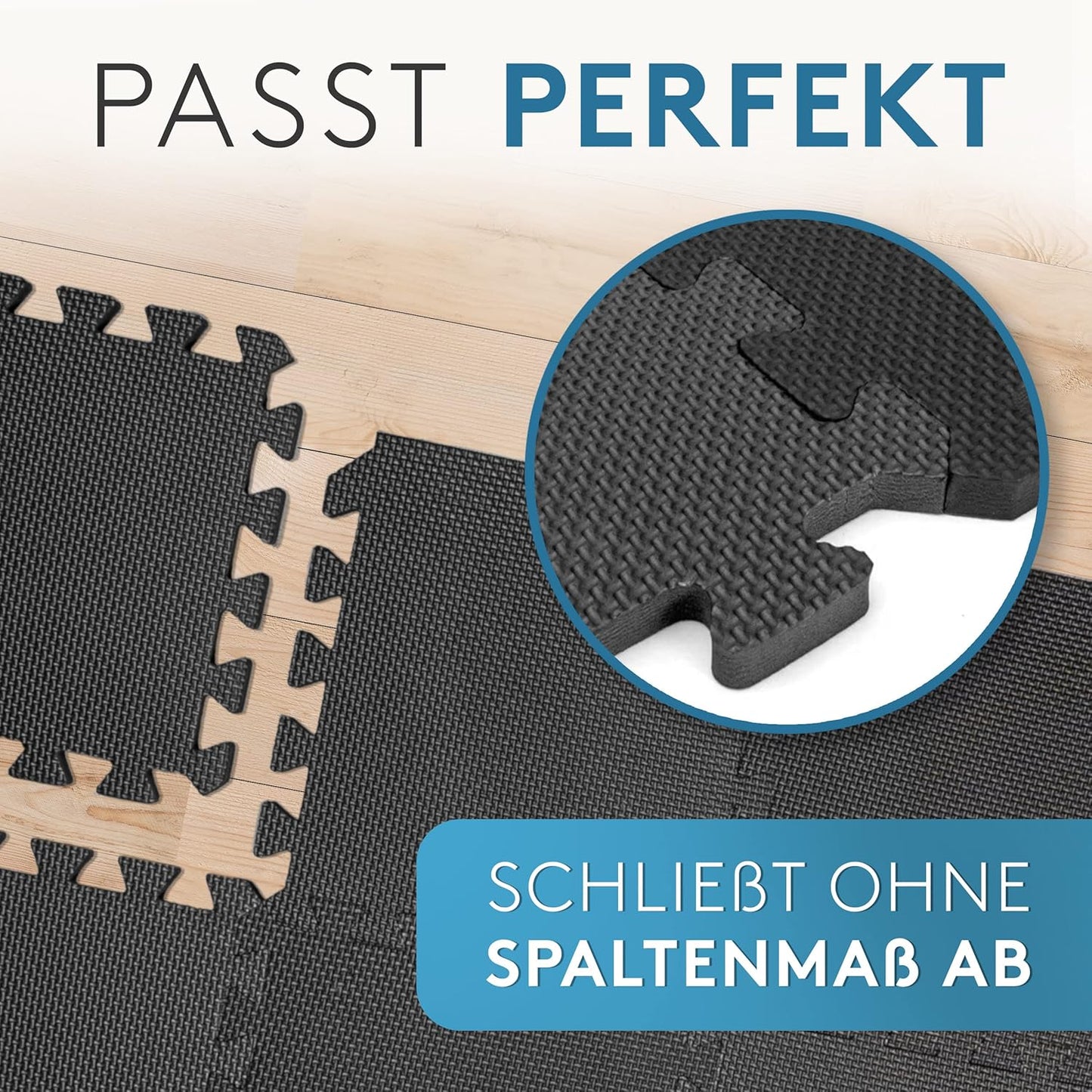 Bodenschutzmatten-Set für Fitnessraum (18 Stück)