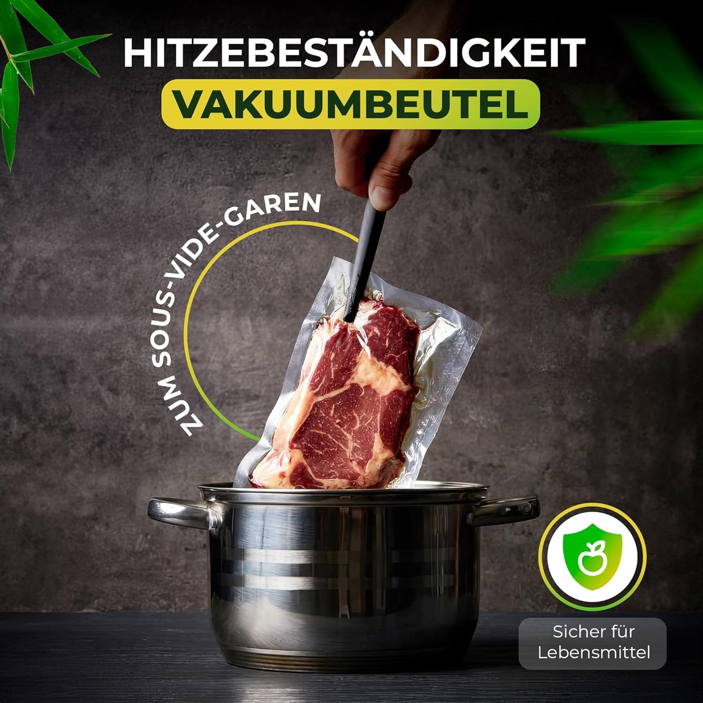 Vakuumierbeutel-Set (100 Stück), 100 Beutel 25 x 30 cm