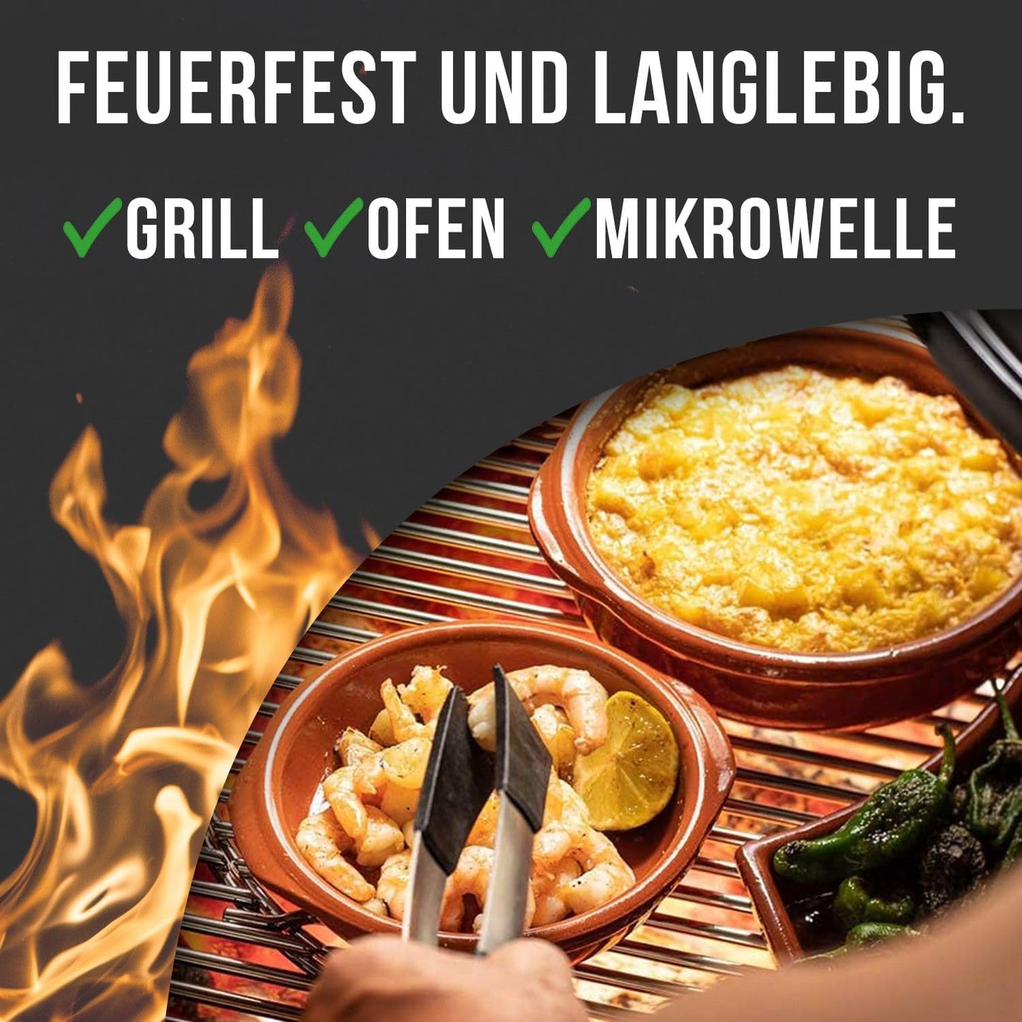 6er-Set Keramikschalen, 14 cm - 6er Set