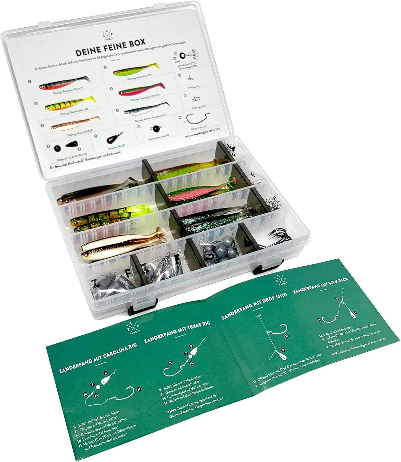 Finesse Angelset für Zander & Barsch