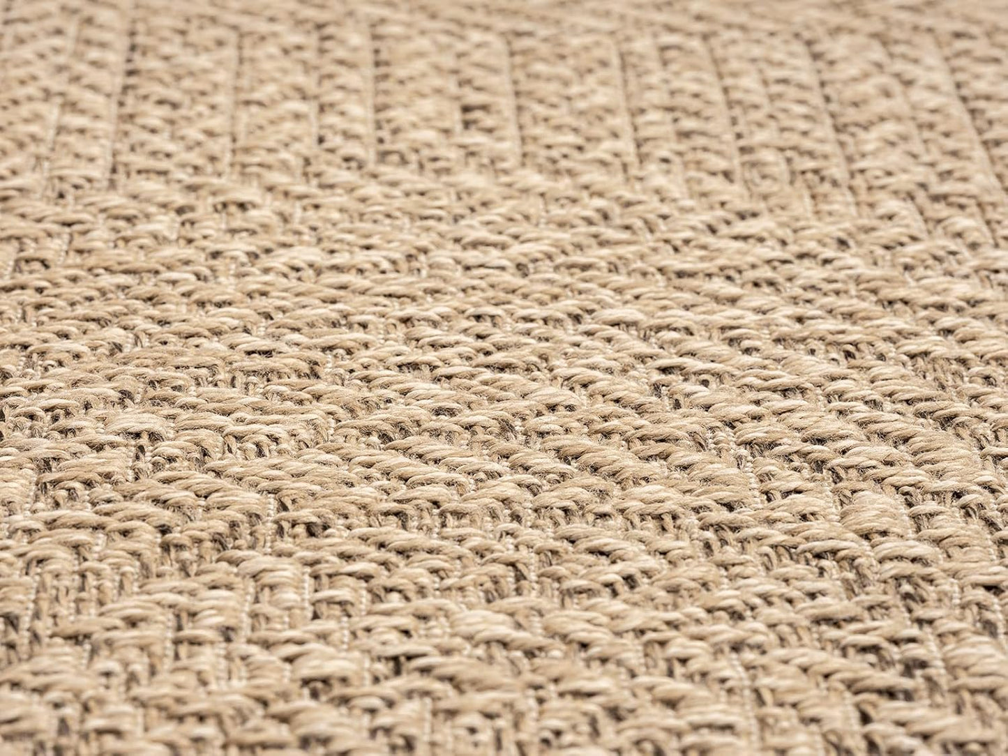 Wetterfester Outdoor-Teppich, 240 x 340 cm Natur-6