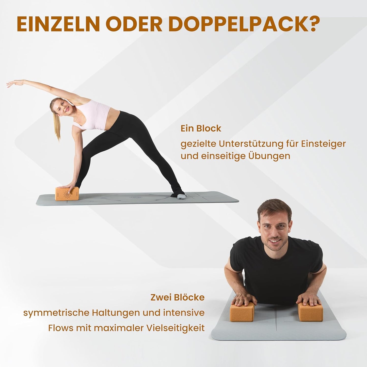 2er-Set Yoga-Blöcke, 2