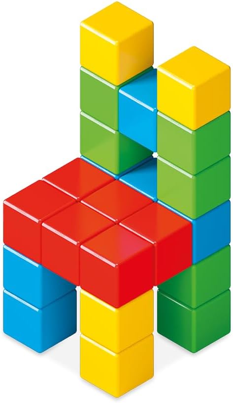 Magnetisches Bauset mit 24 Würfel, 24 Würfel