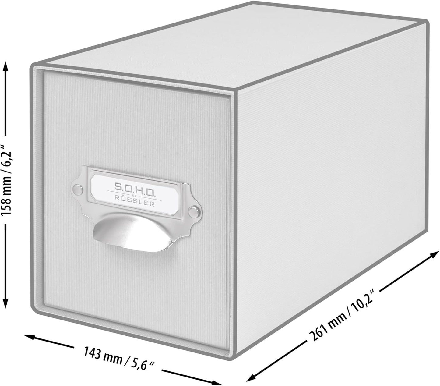 Soho CD-Schubladenbox, Opal
