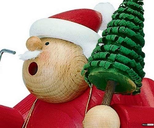 Räuchermann - Weihnachtsmann mit Schlitten
