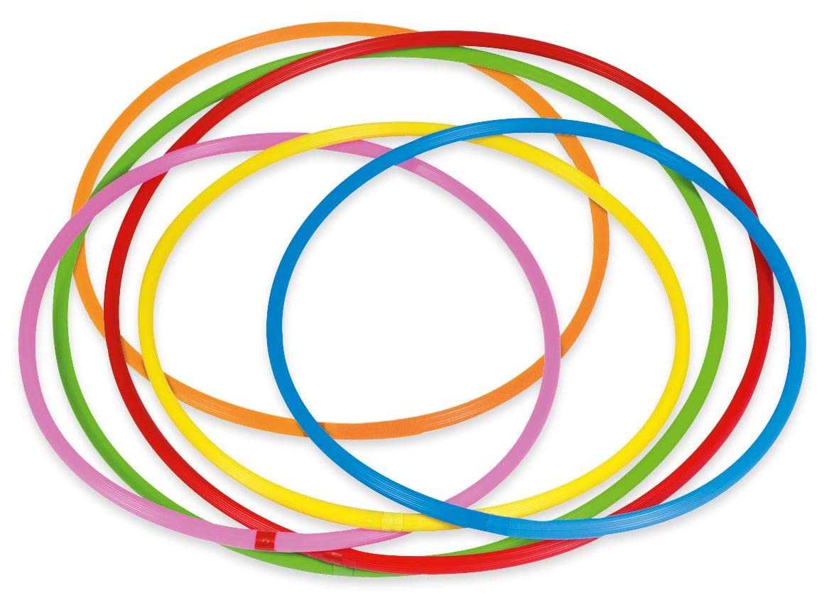 6-teiliges Hula-Hoop-Reifen-Set