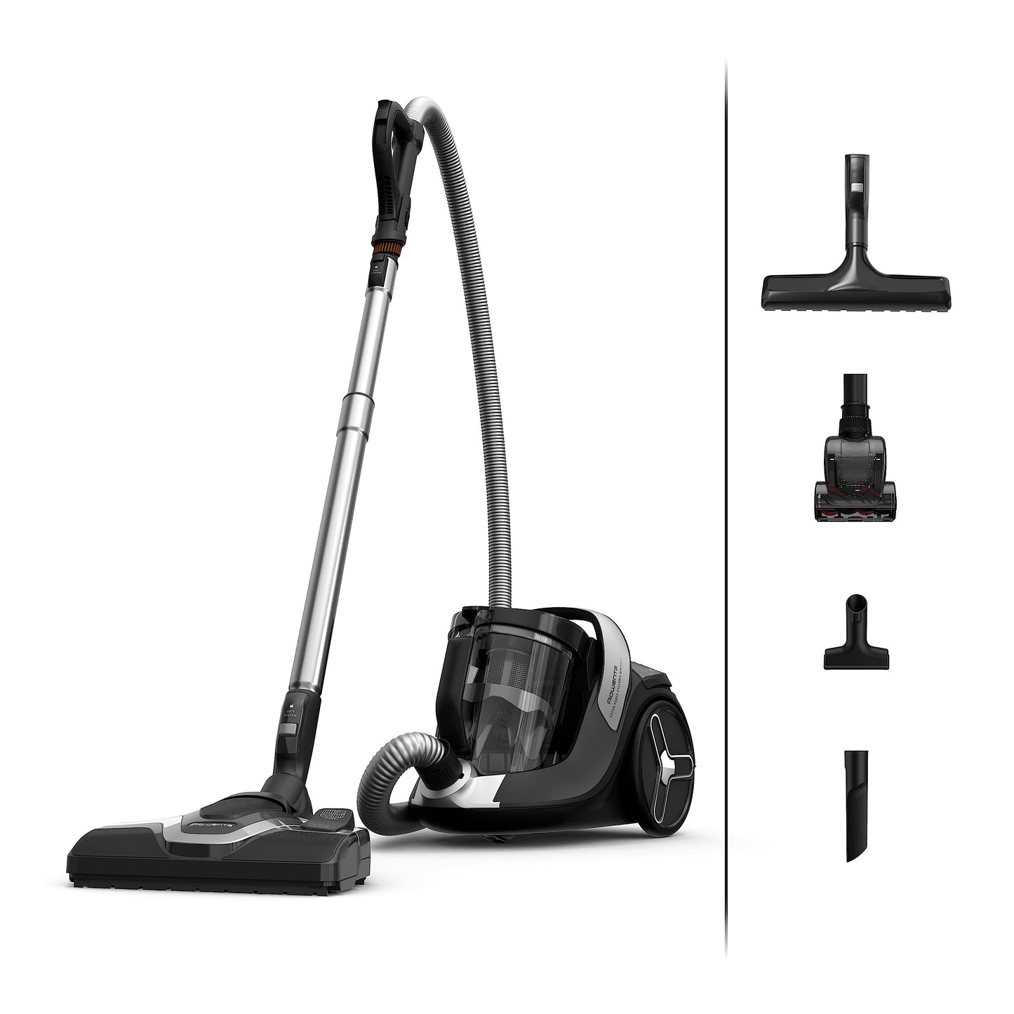 Green Force Cyclonic Staubsauger ohne Beutel, Schwarz-aluminium