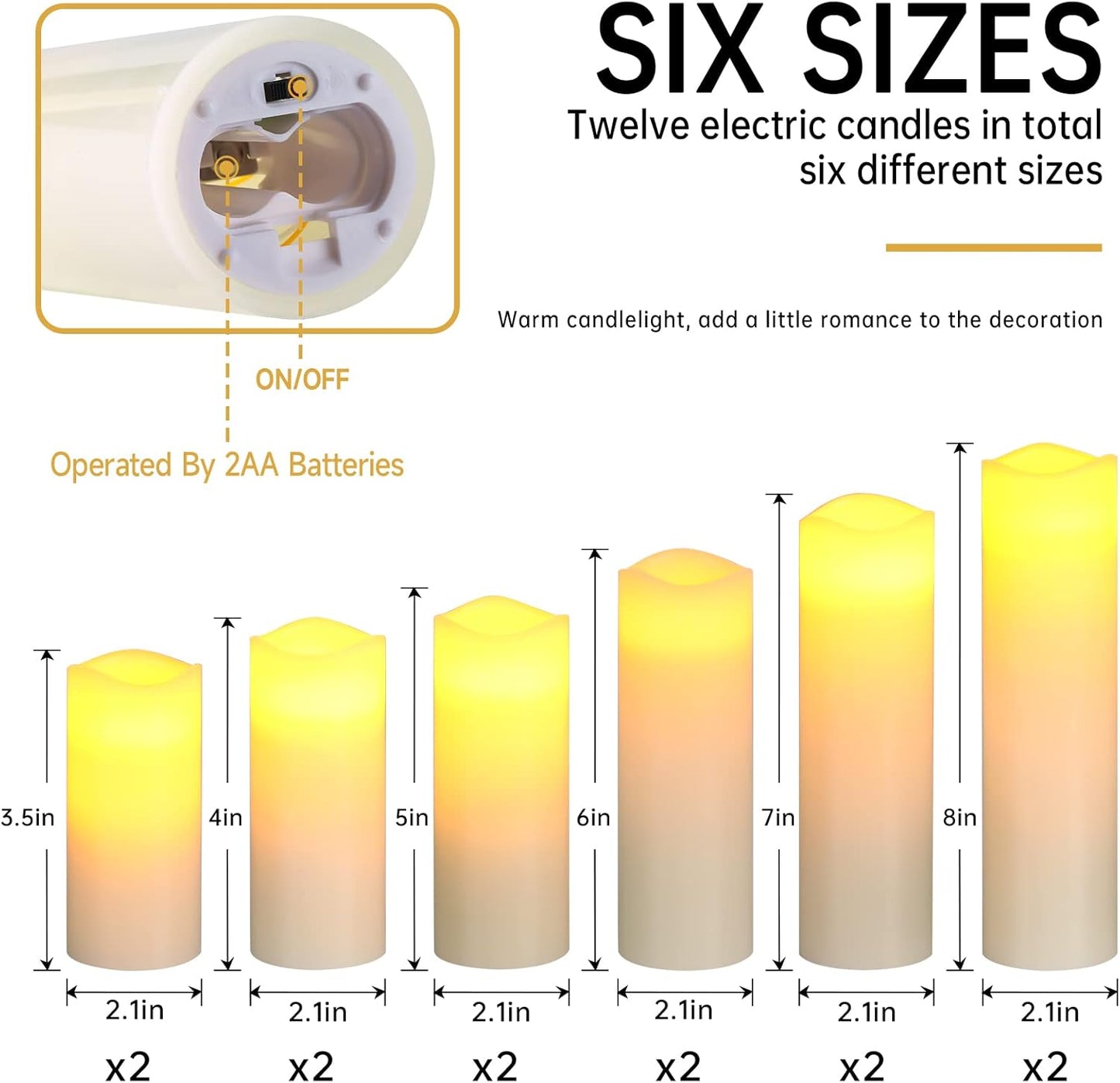 LED Kerzen Set, #12