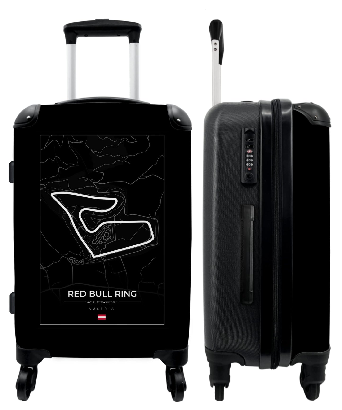 Grosser Trolley-Reisekoffer mit 4 Rollen (72 Liter)