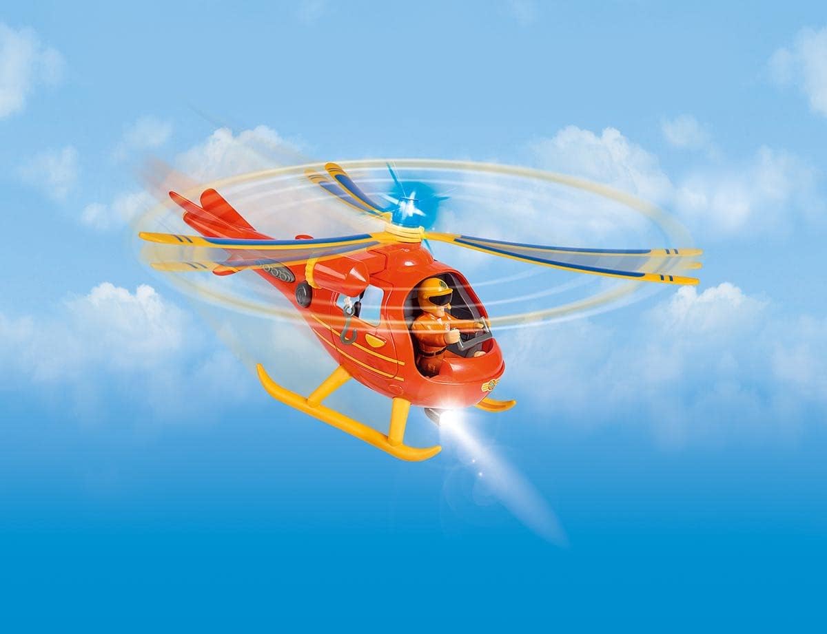 Feuerwehrmann Sam mit Hubschrauber Wallaby