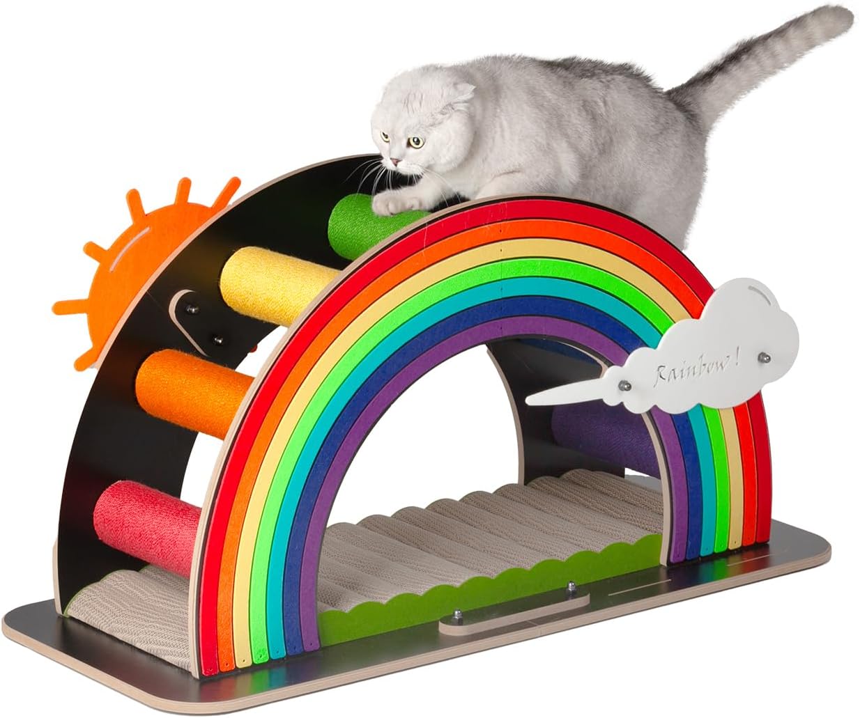 Kratzmöbel Rainbow Kletter-Bogen mit Kratzbrett