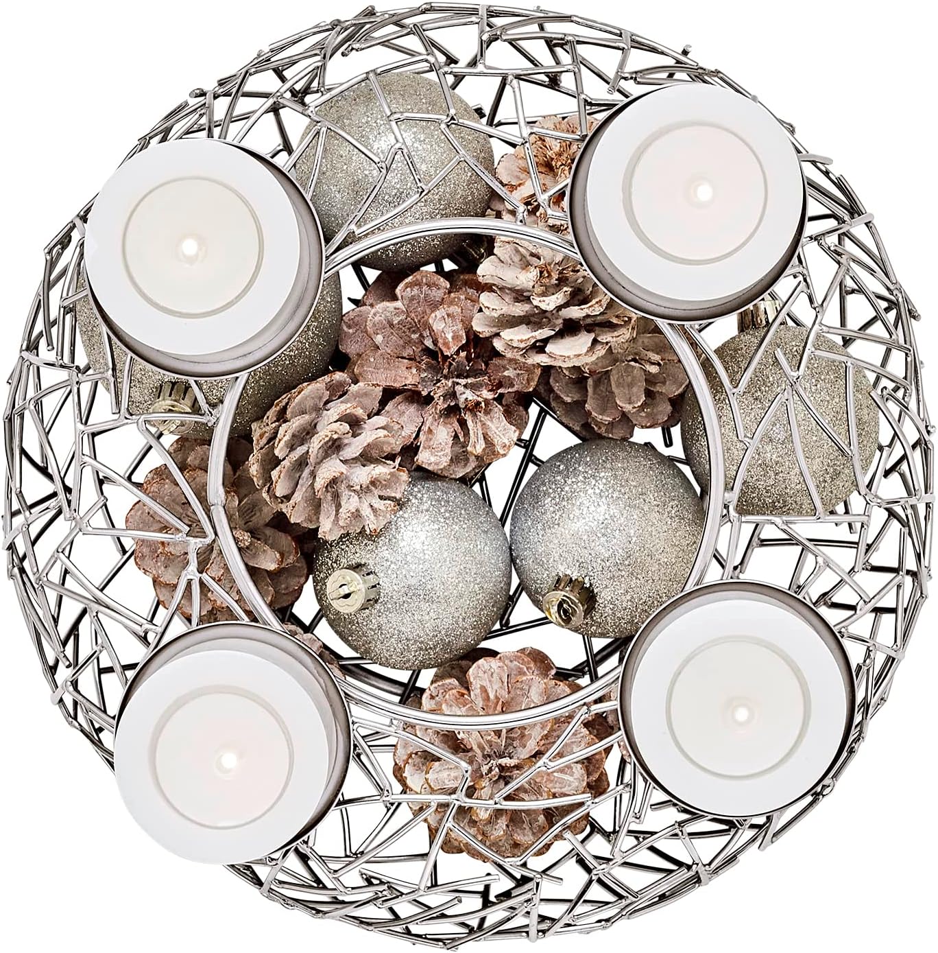 Adventskranz Milano (Ø 28 cm), Durchmesser 28 cm