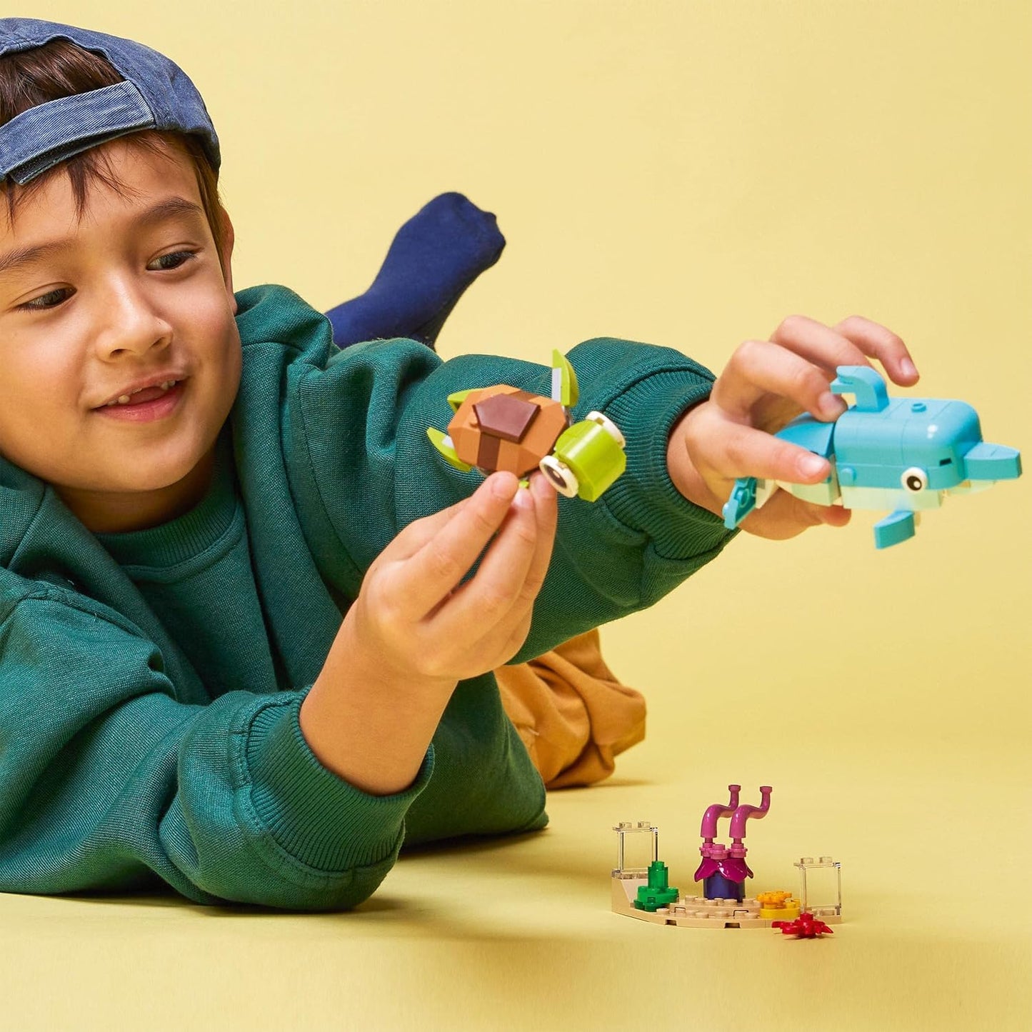 Creator 3-in-1 Delfin und Schildkröte, Single