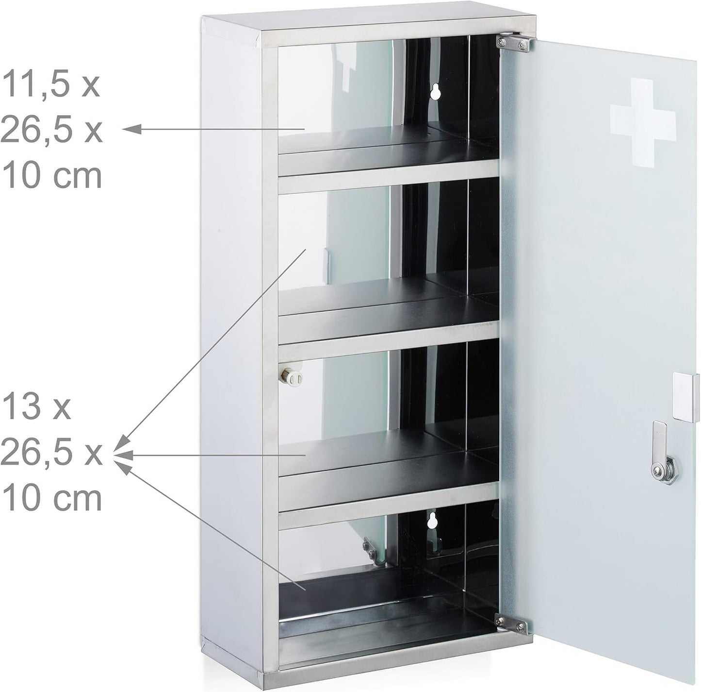 Abschliessbarer Medizinschrank