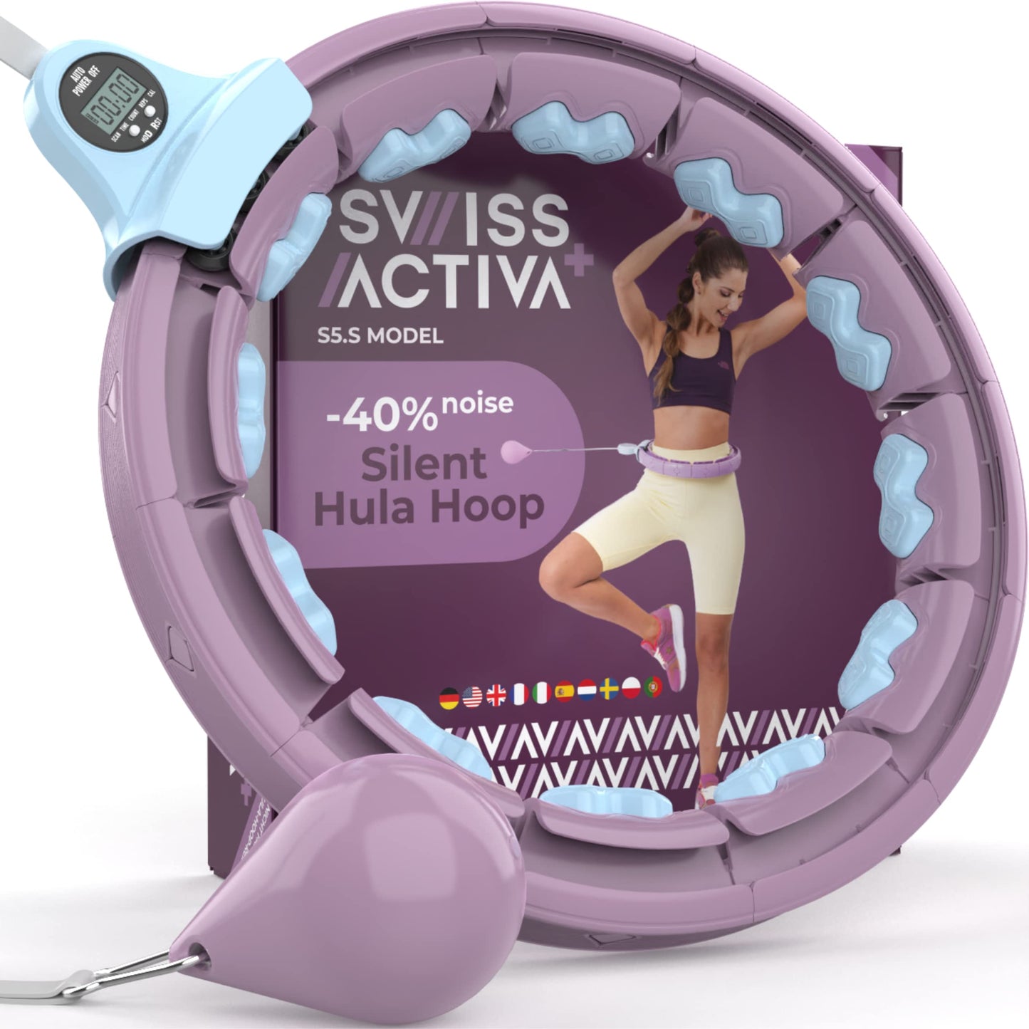Smart Hula Hoop S5.S Purple Blue