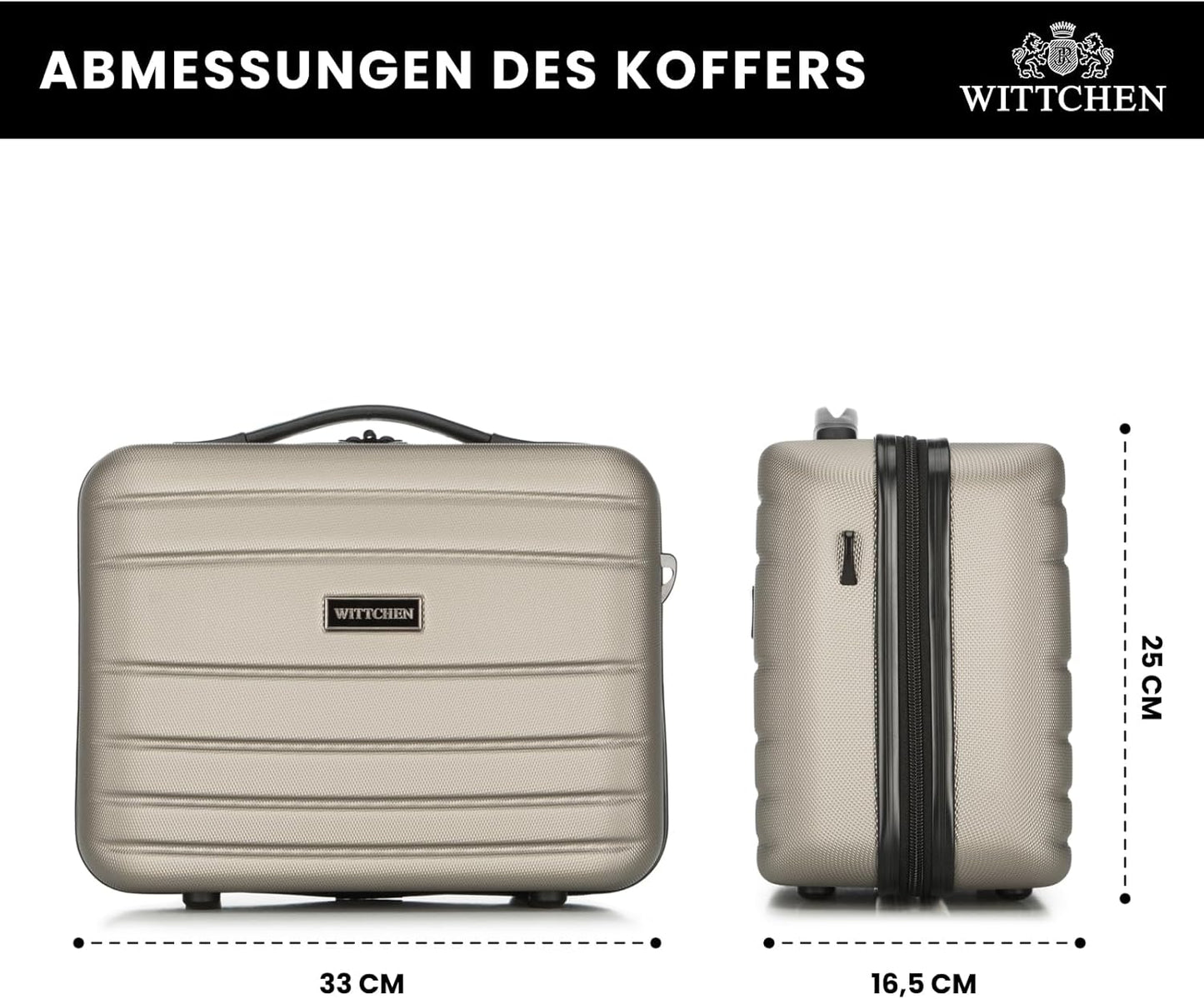 Kosmetikkoffer, Champagner Kosmetikkoffer