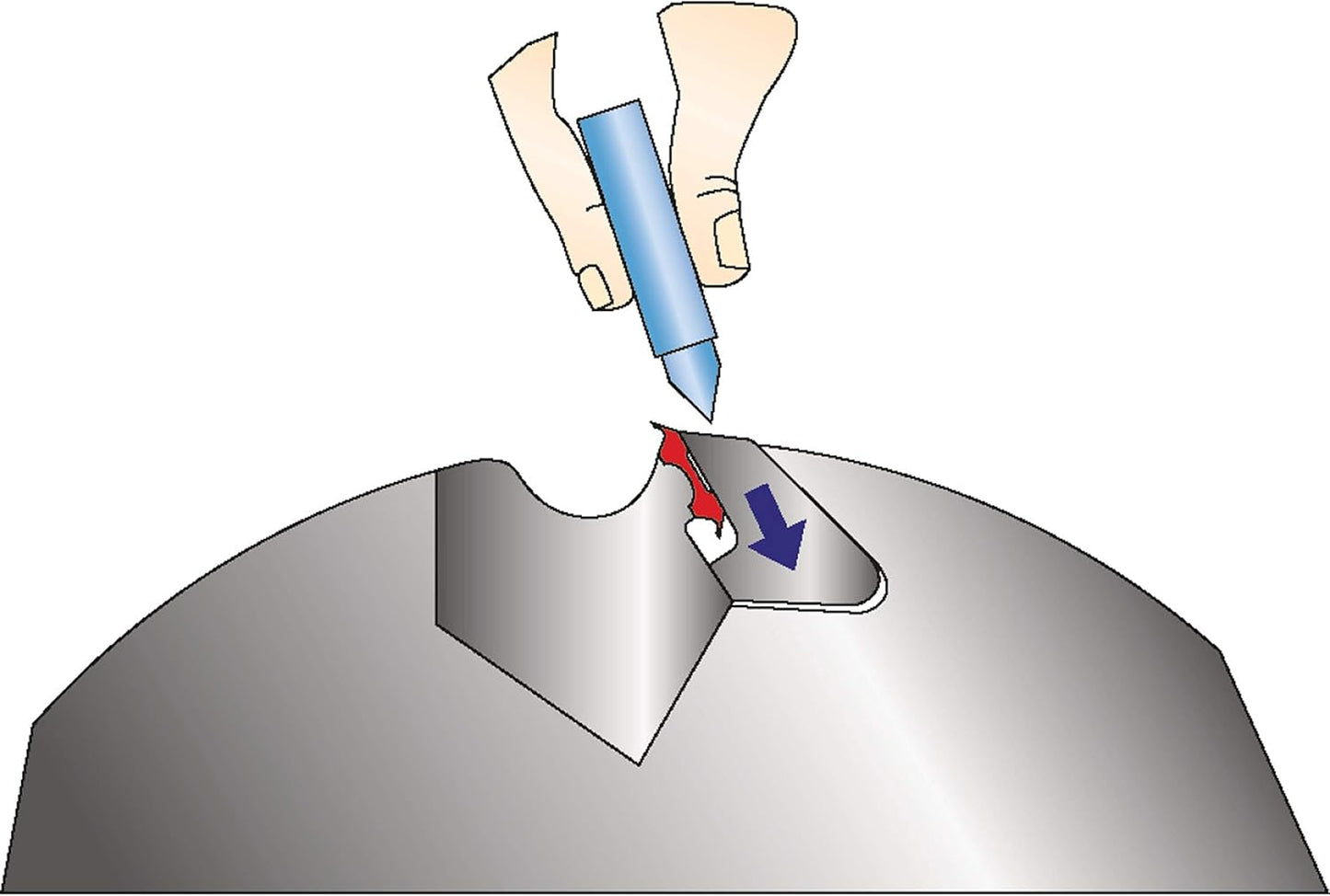 Hobelmesser-Set 520 mm (4 Stück)