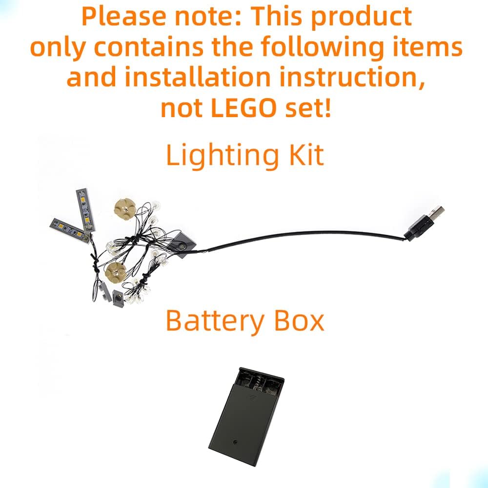 LED Licht-Set für Lego Architecture Paris mit Eiffelturm 21044 Modell, For 21044