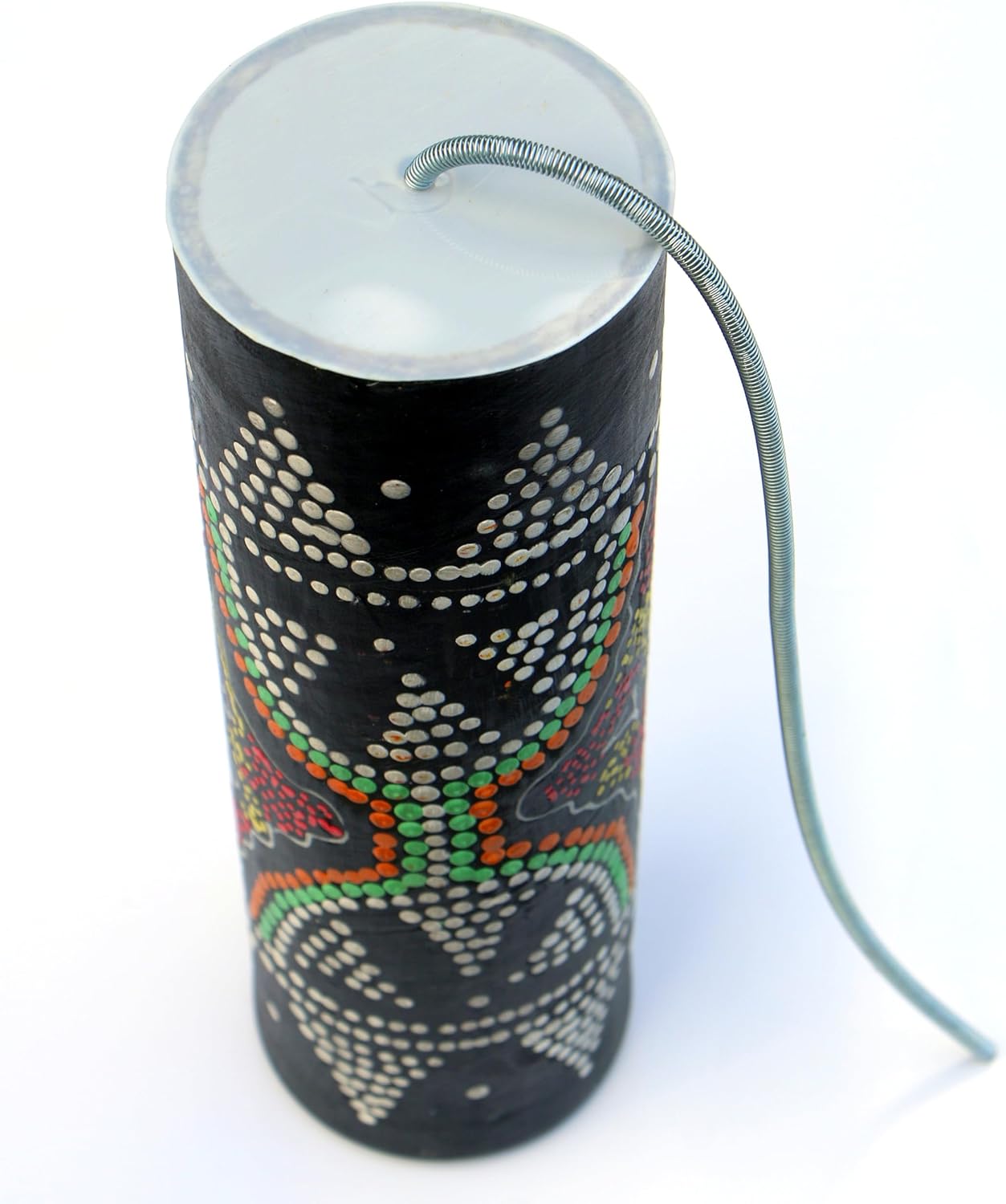 Donner-Trommel mit Dot-Paint Bemalung