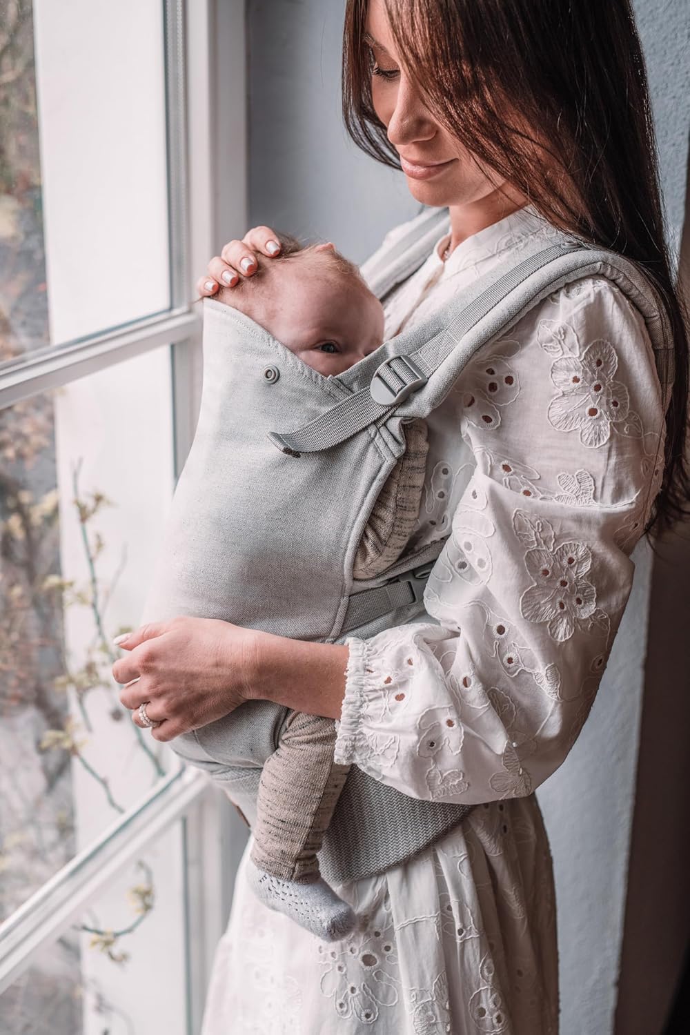 Babytrage mit 2 Tragepositionen, GRAY