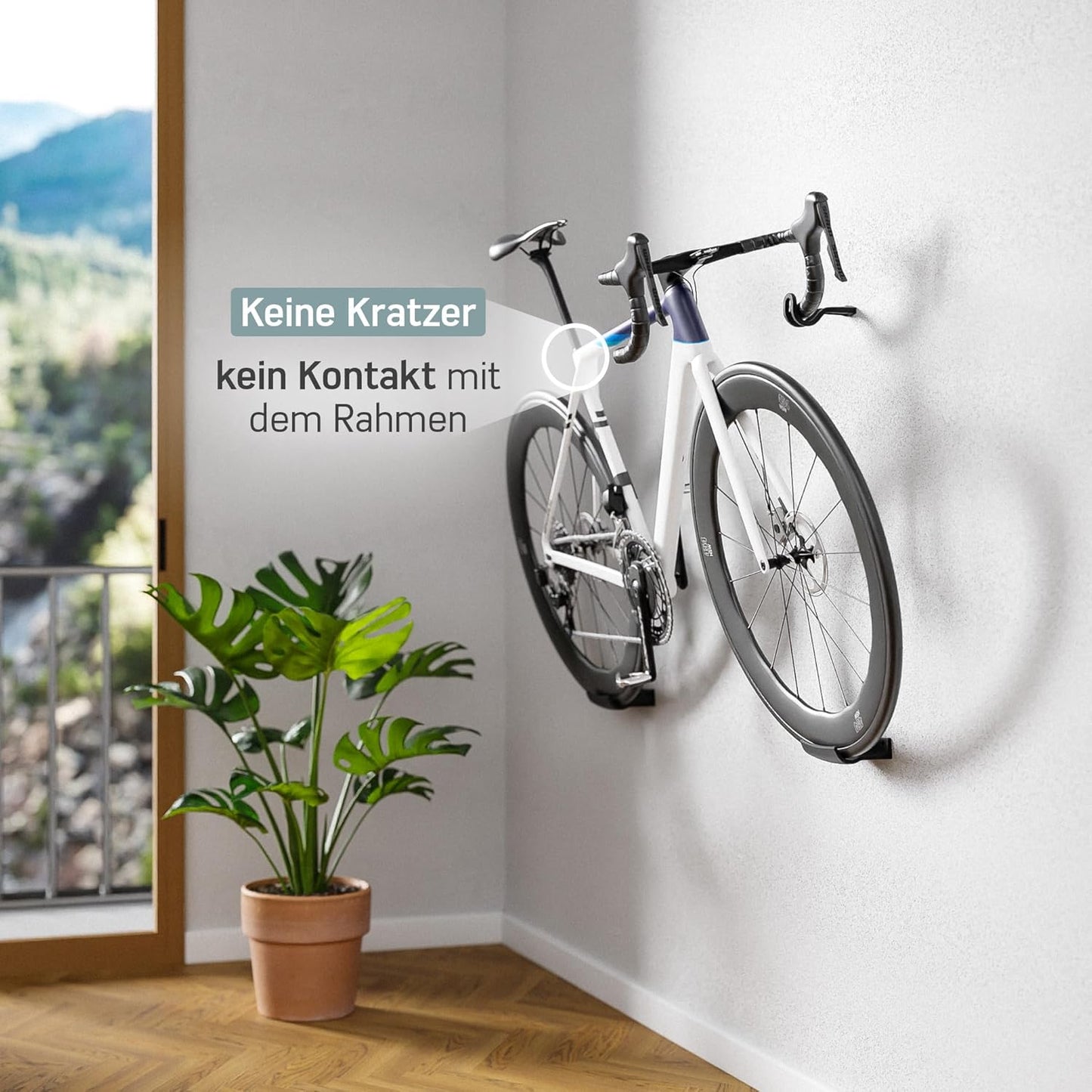 Rennrad Wandhalterung