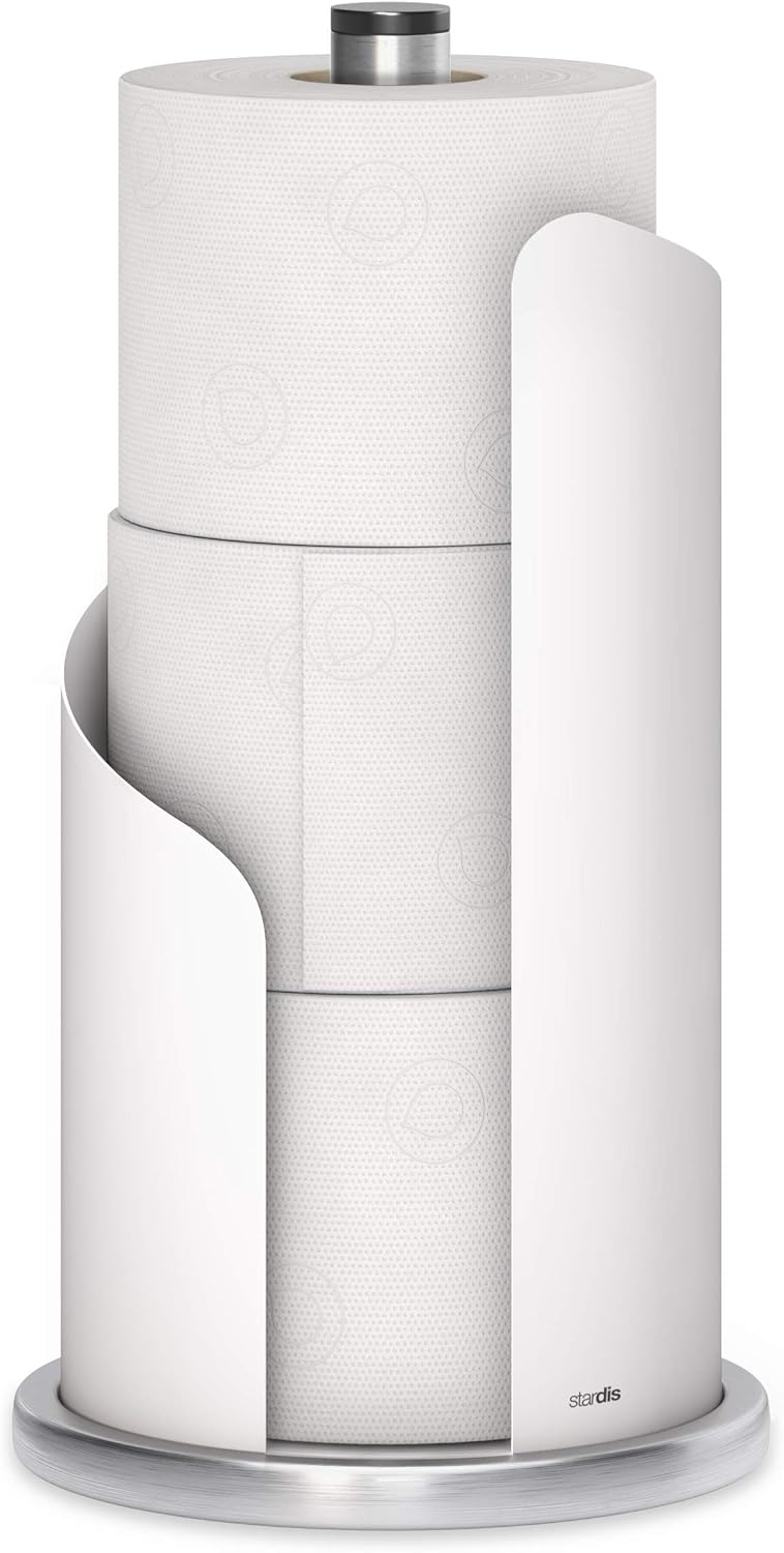 Halter für Küchenrolle, Weiss
