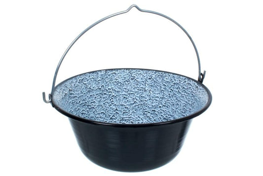 Emaillierter Gulaschkessel 13L (ohne Deckel), 13 Liter