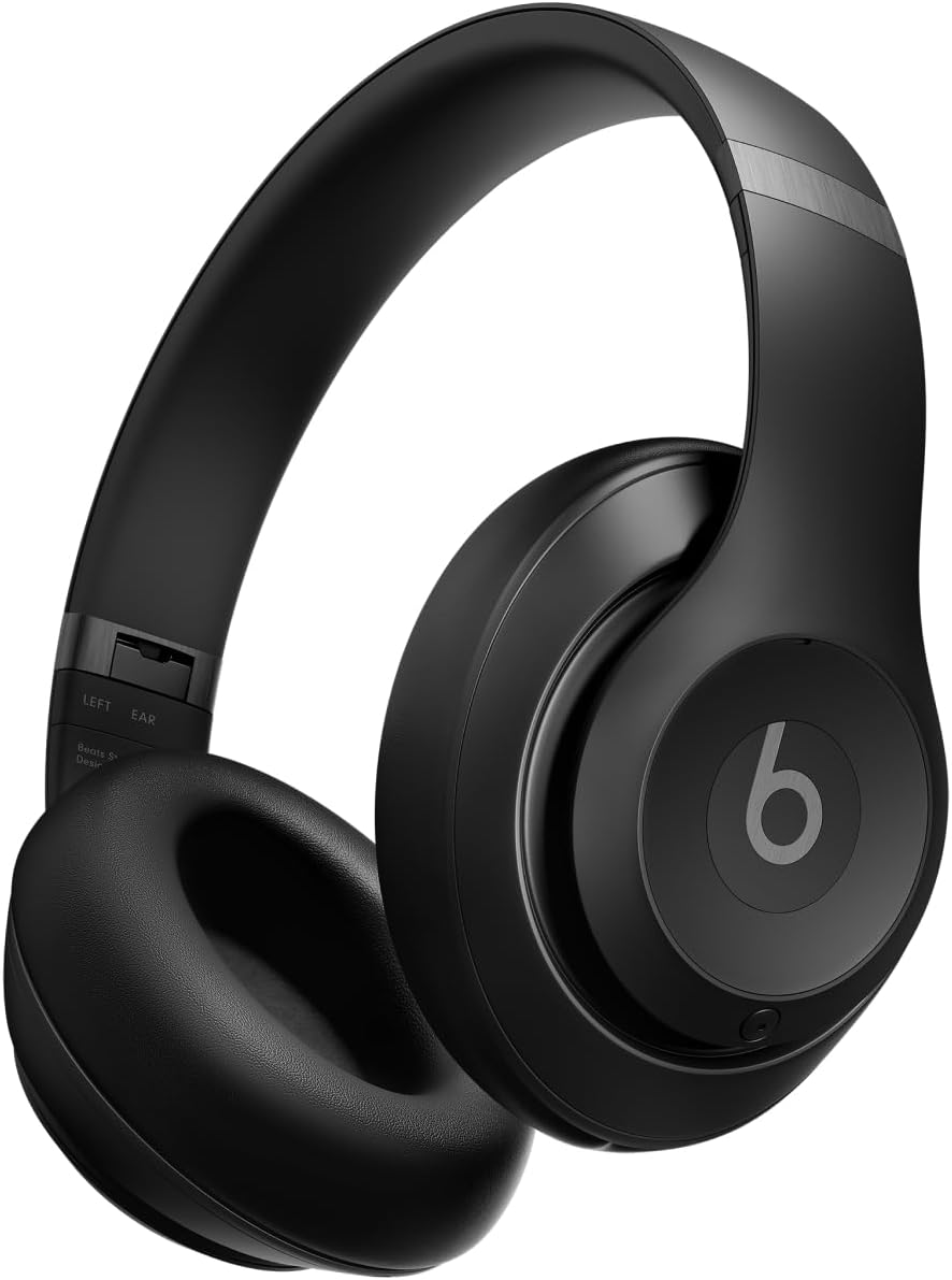 Bluetooth Noise Cancelling Kopfhörer mit 3D Audio Studio Pro, Schwarz