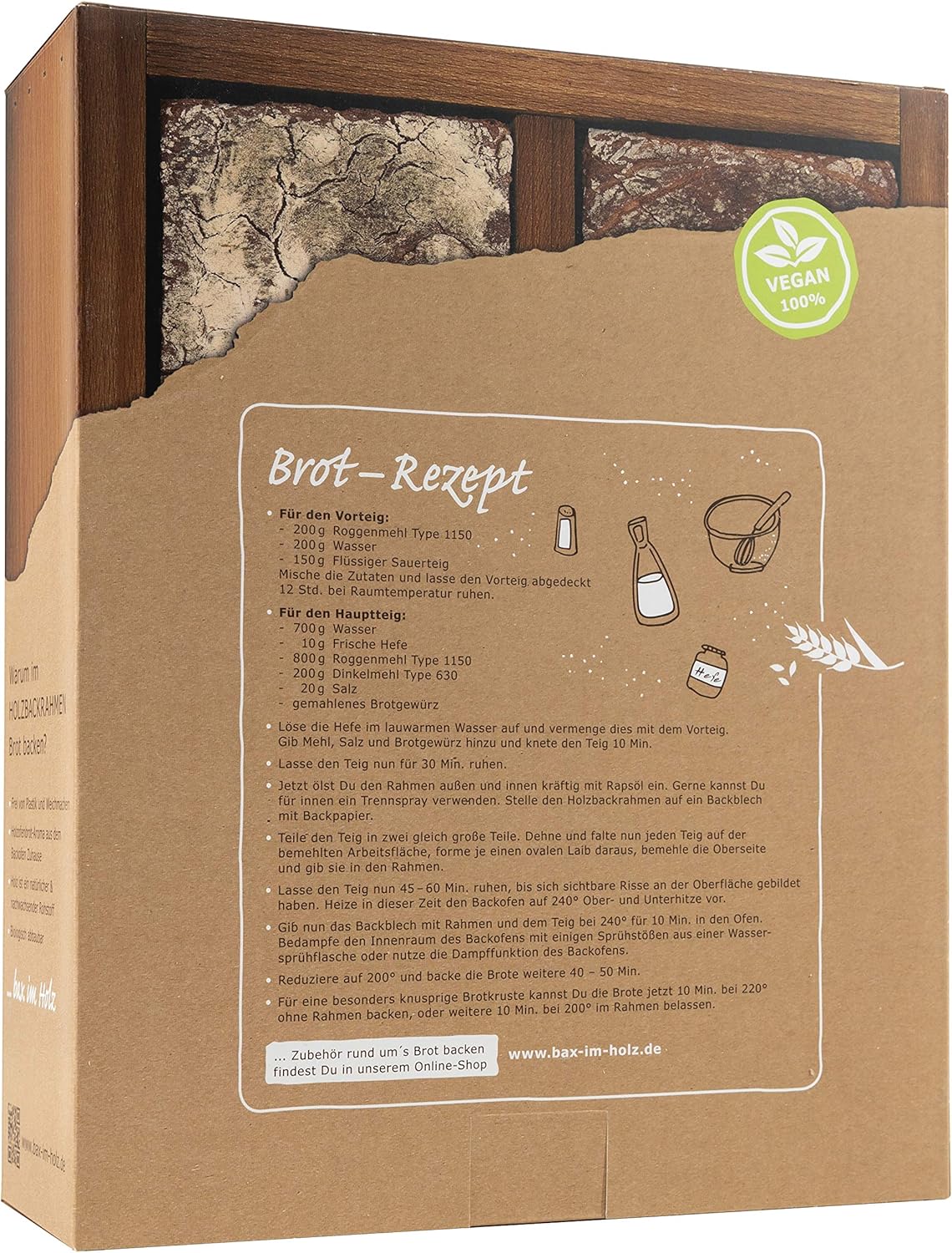 Brotbackform, doppelt