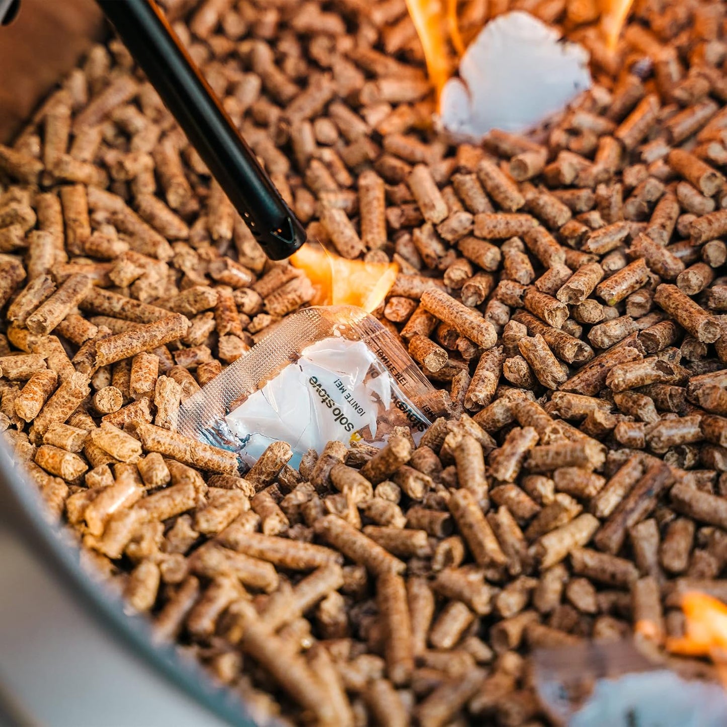 Pellets Adapter für Feuerschalen, Bonfire