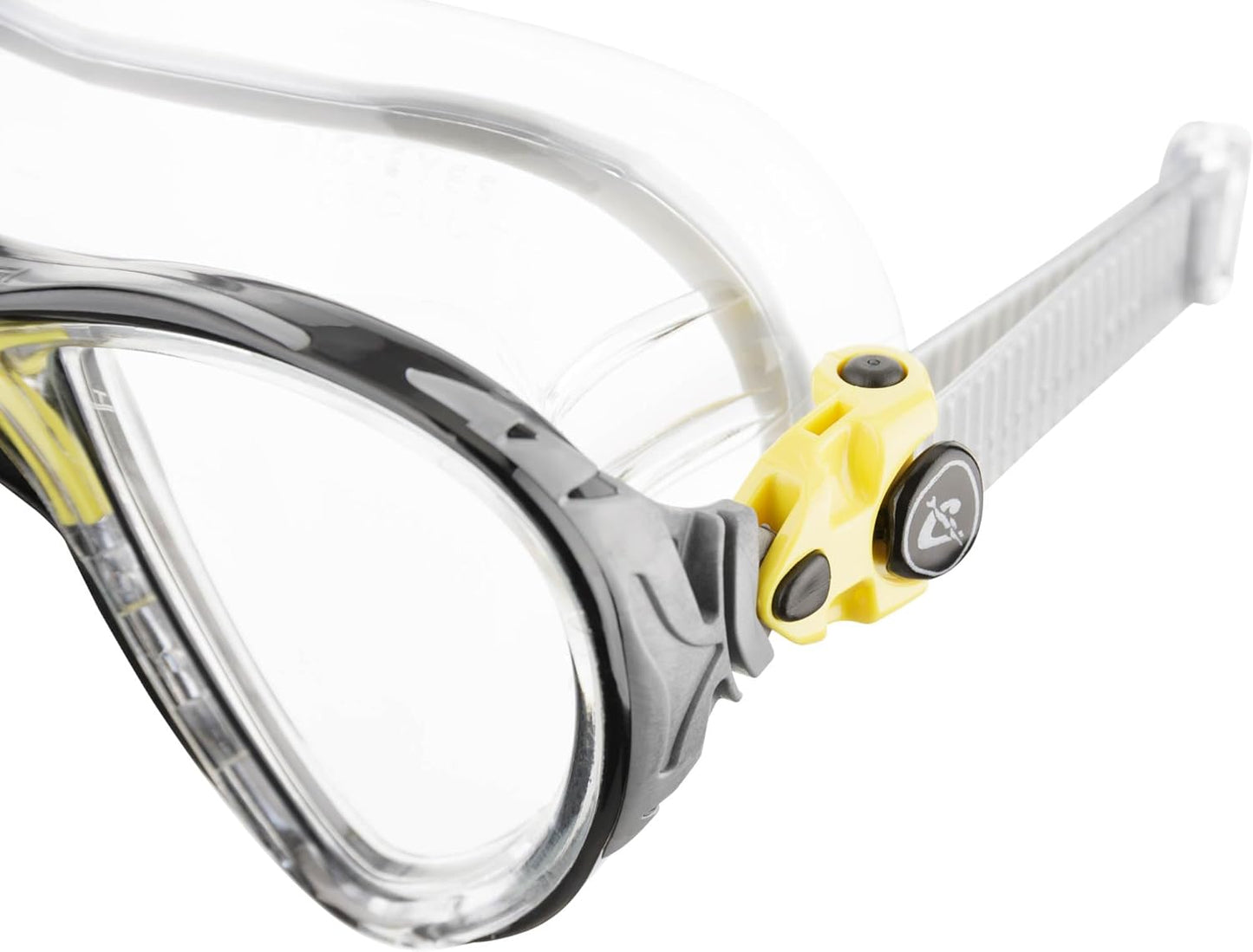 Big Eyes Evolution Tauchermaske, Big Eyes Evolution High Quality Mask, Transparent/Gelb
