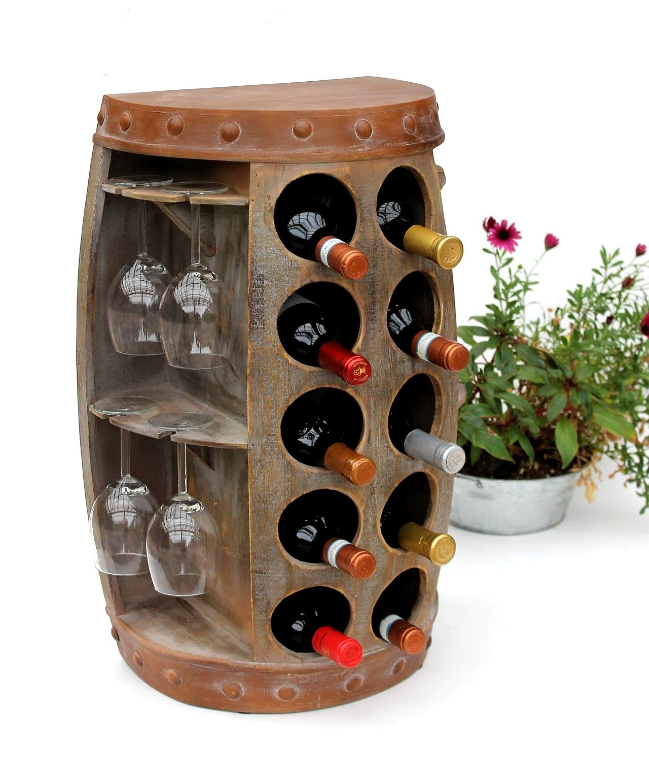 Weinregal Beistelltisch