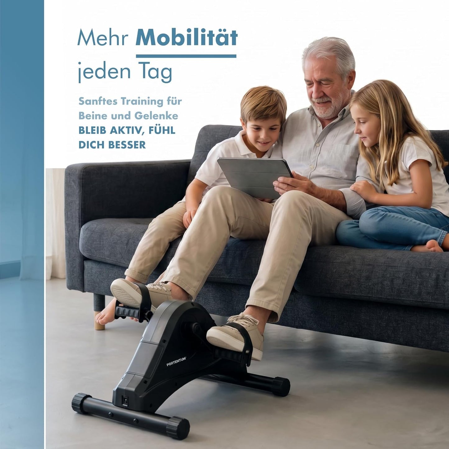 Elektrischer Pedaltrainer mit Fernbedienung, Motorisiert