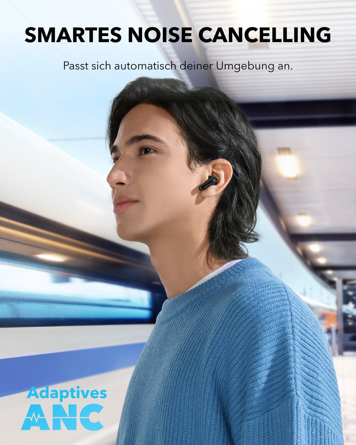 Wireless Earbuds P40i, Schwarz