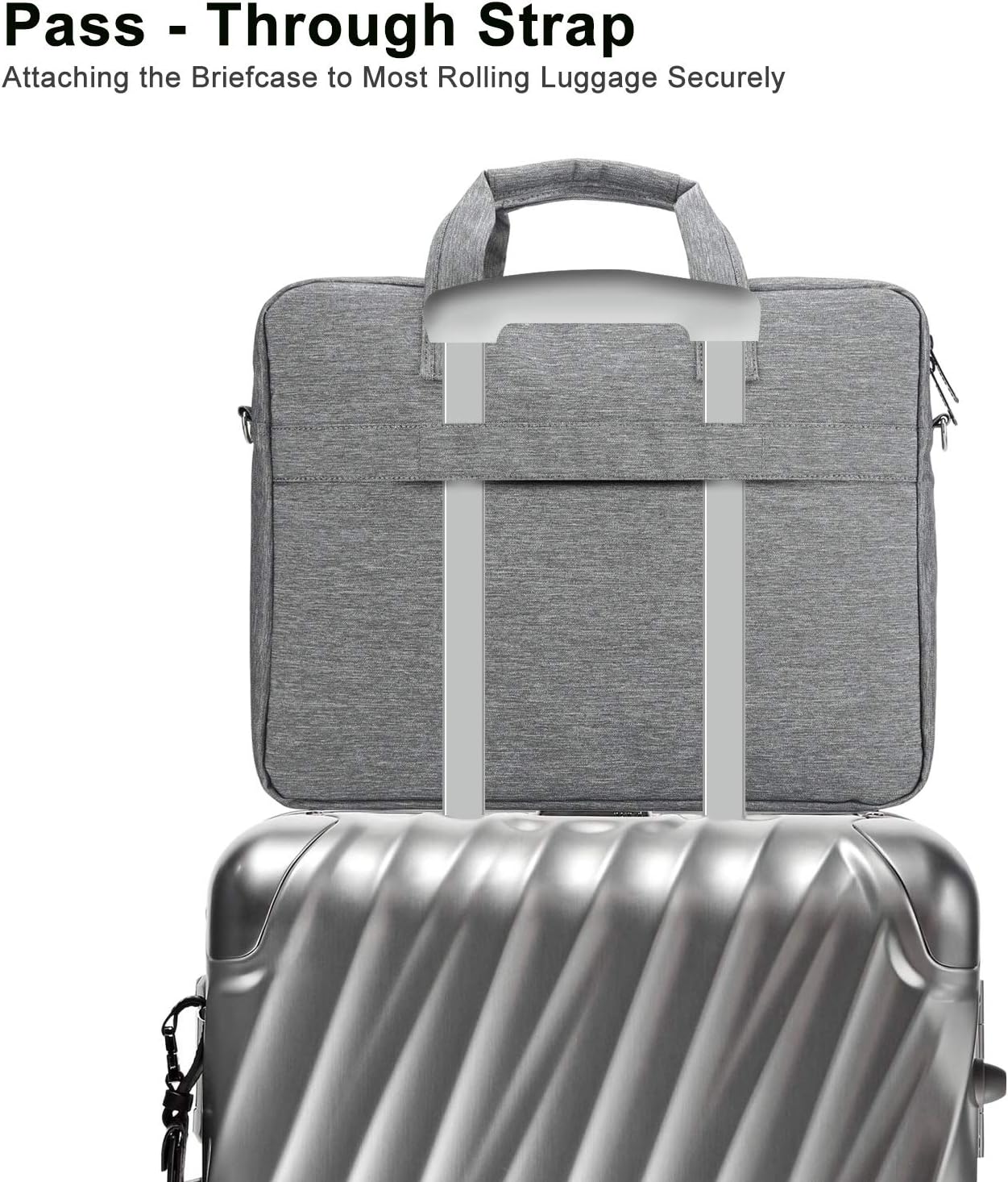 Laptoptasche für 15-15,6 Zoll Notebooks, 15 zoll bis 15,6 zoll Grau