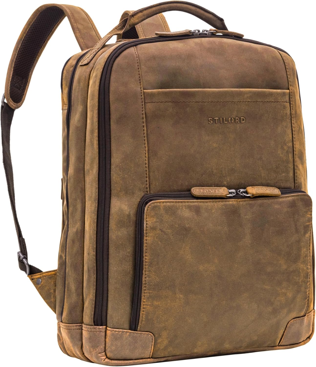 XL Leder-Businessrucksack Harlow, Colorado - Braun