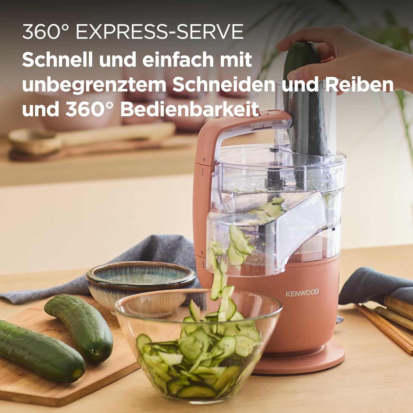 MultiPro Go Küchenmaschine, 650 W Rot