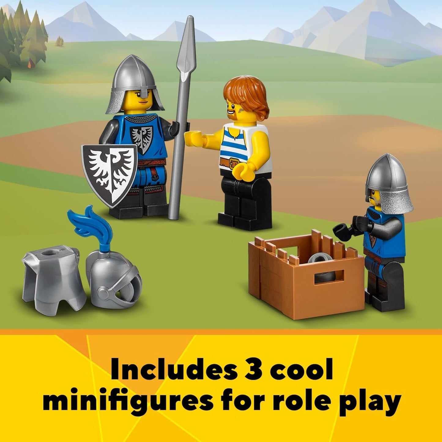 Creator 3-in-1: Mittelalterliches Schloss (31120), Schloss Spielzeug Standardverpackung