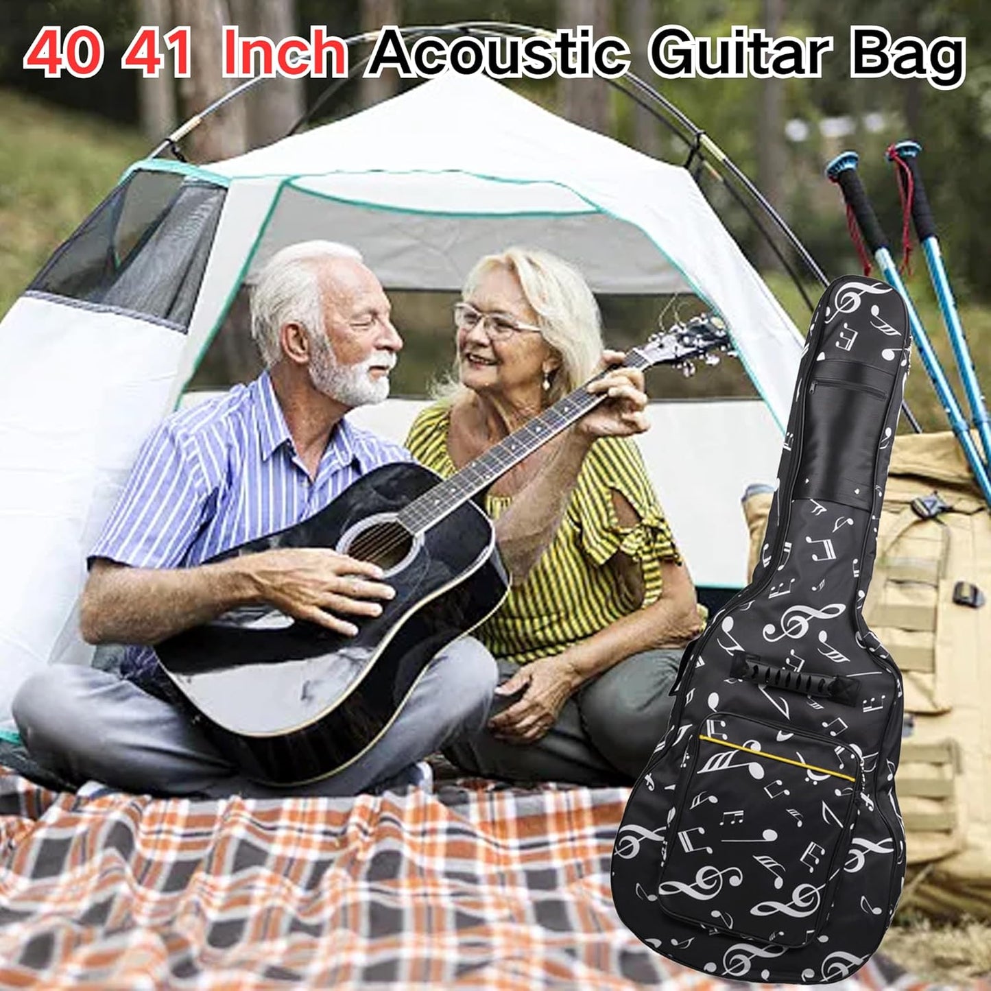 Wasserdichte Gitarrentasche, Schwarz